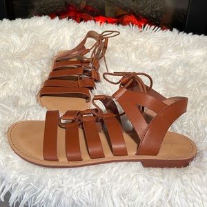 Brown Gladiator Sandals
